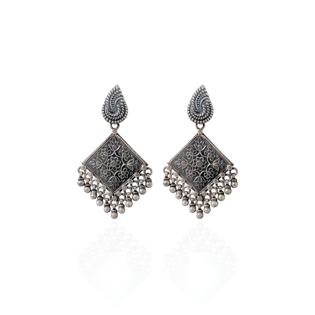 Silver Earrings - Buy Silver Earrings Online in India | Myntra